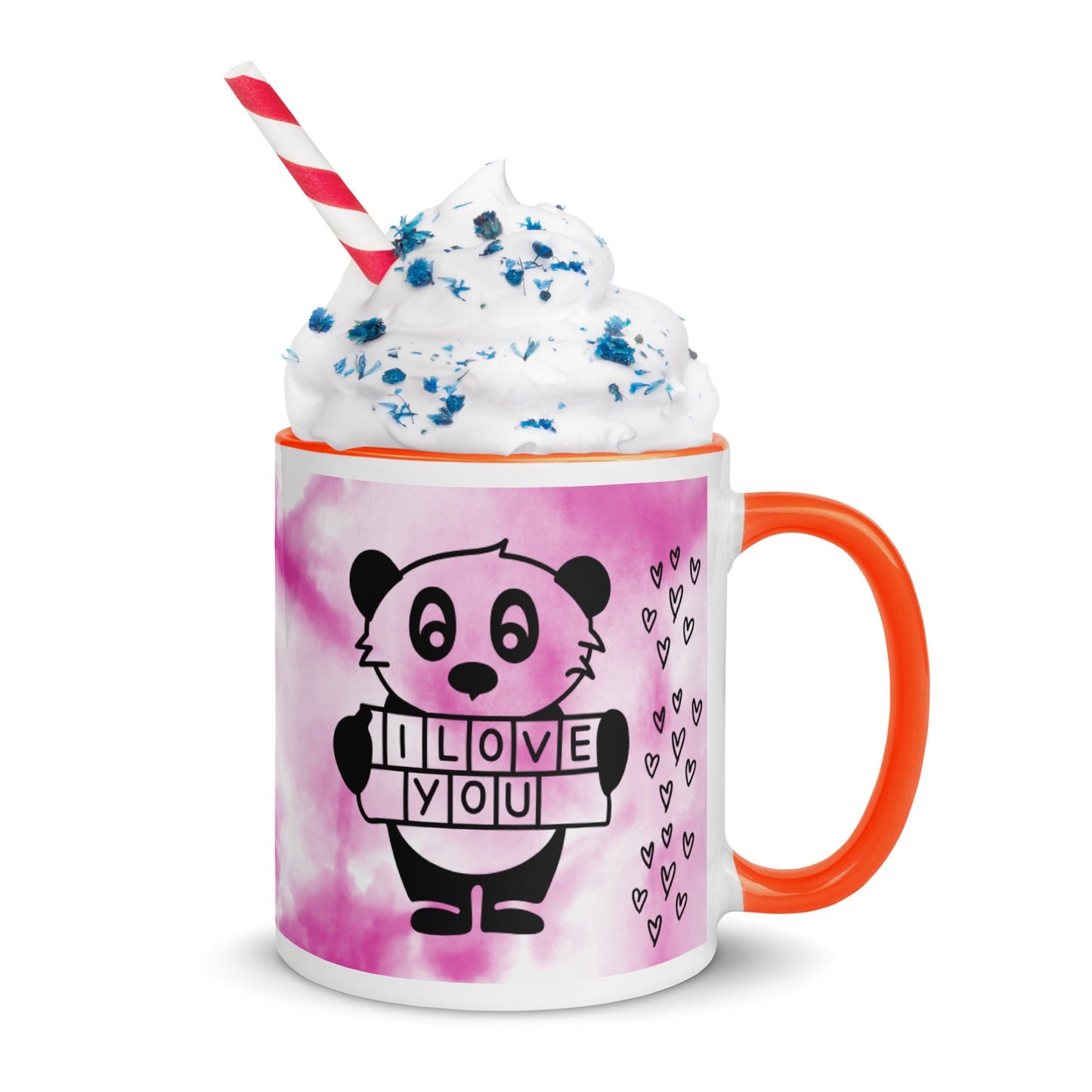 Mug with Color Inside Panda Love