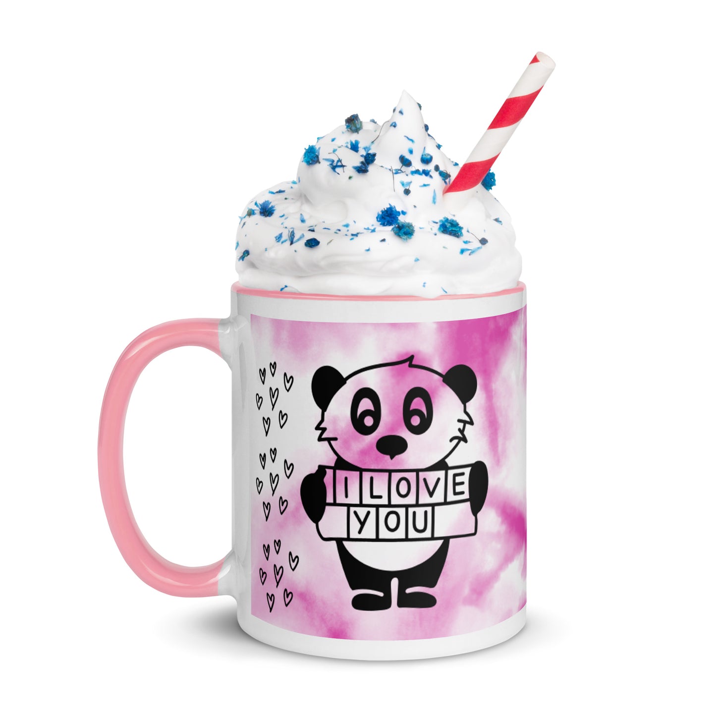 Mug with Color Inside Panda Love
