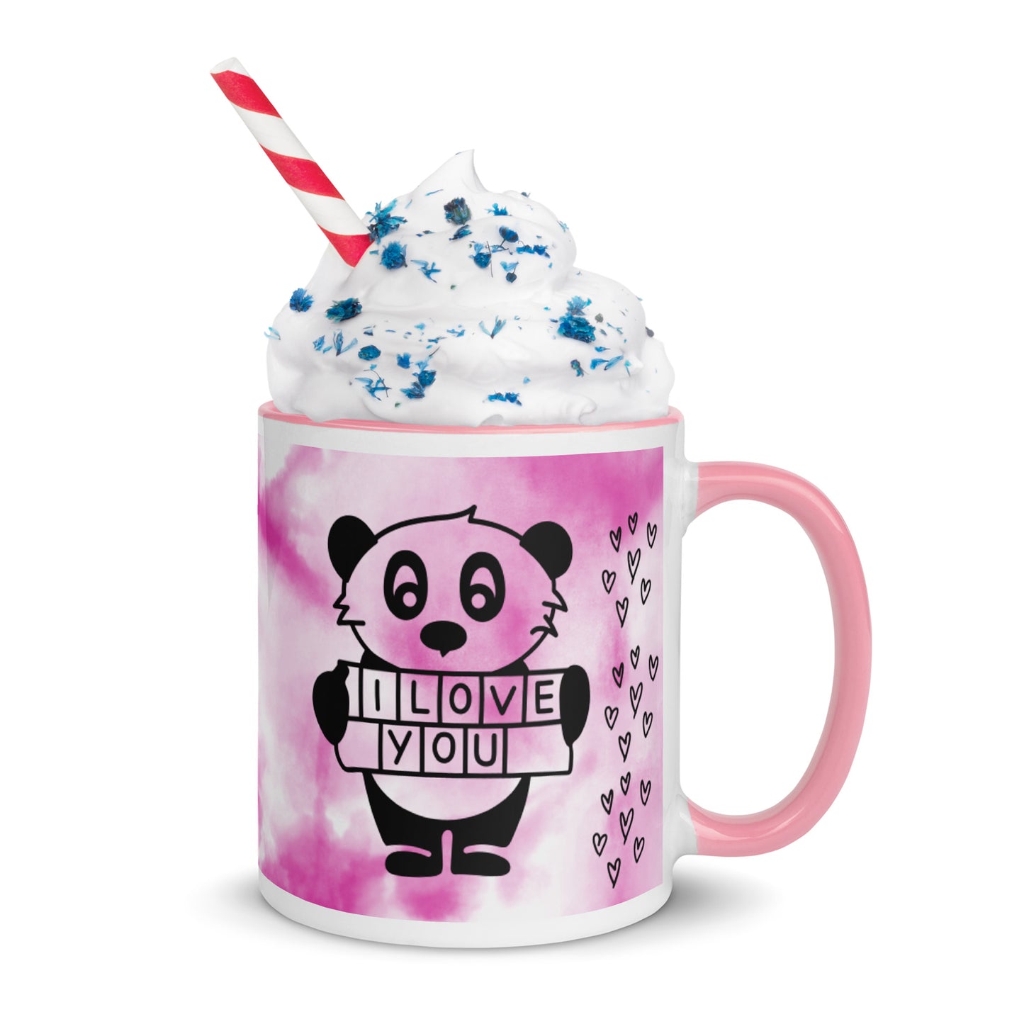 Mug with Color Inside Panda Love