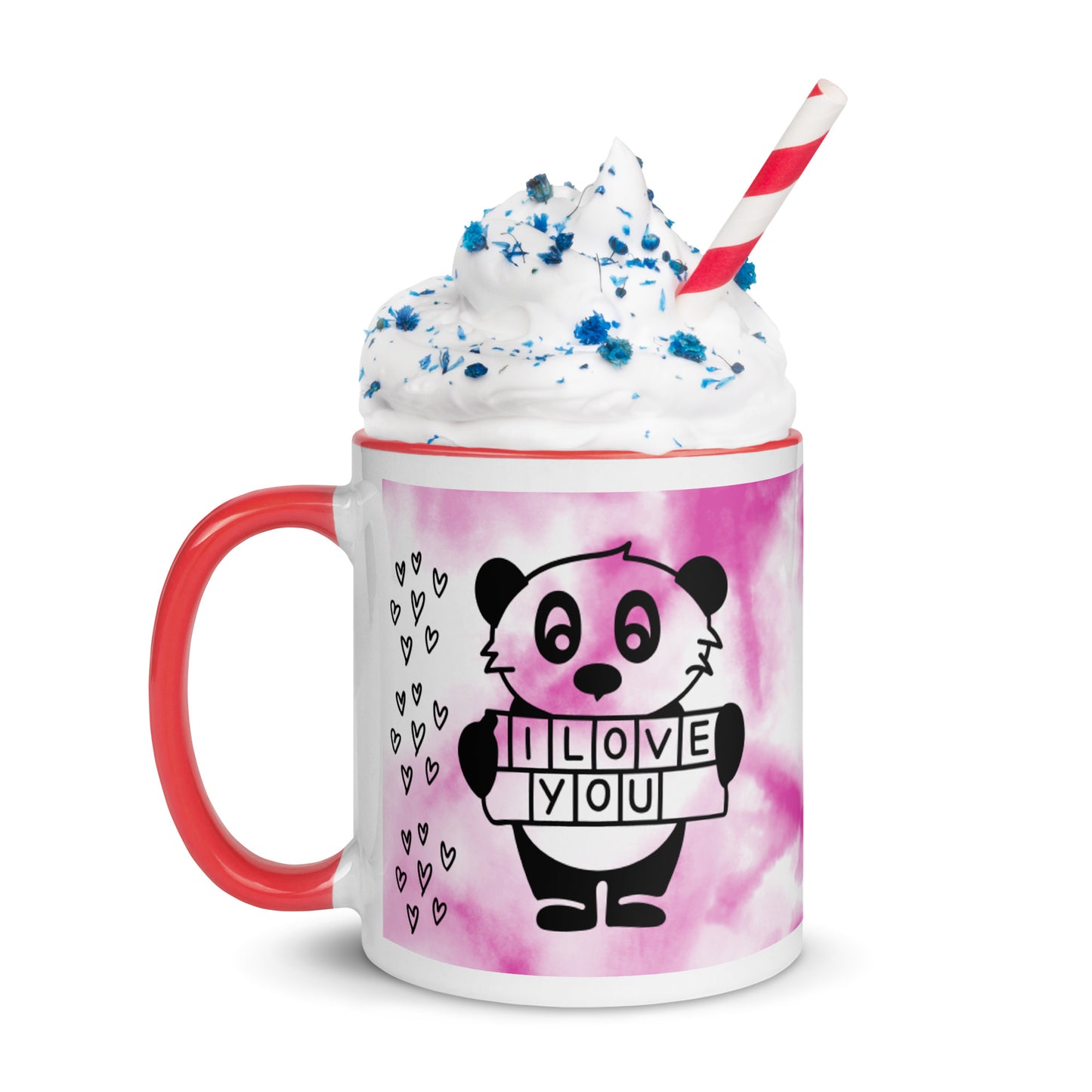 Mug with Color Inside Panda Love