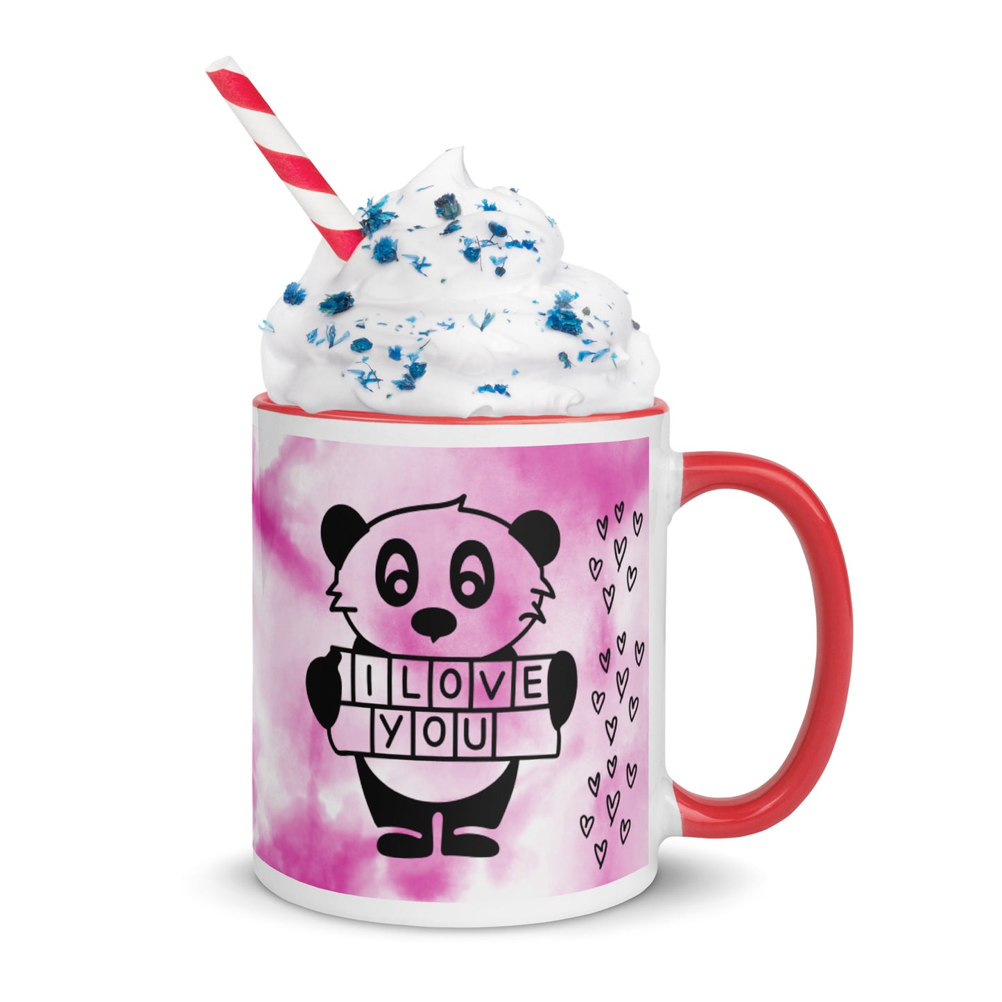 Mug with Color Inside Panda Love